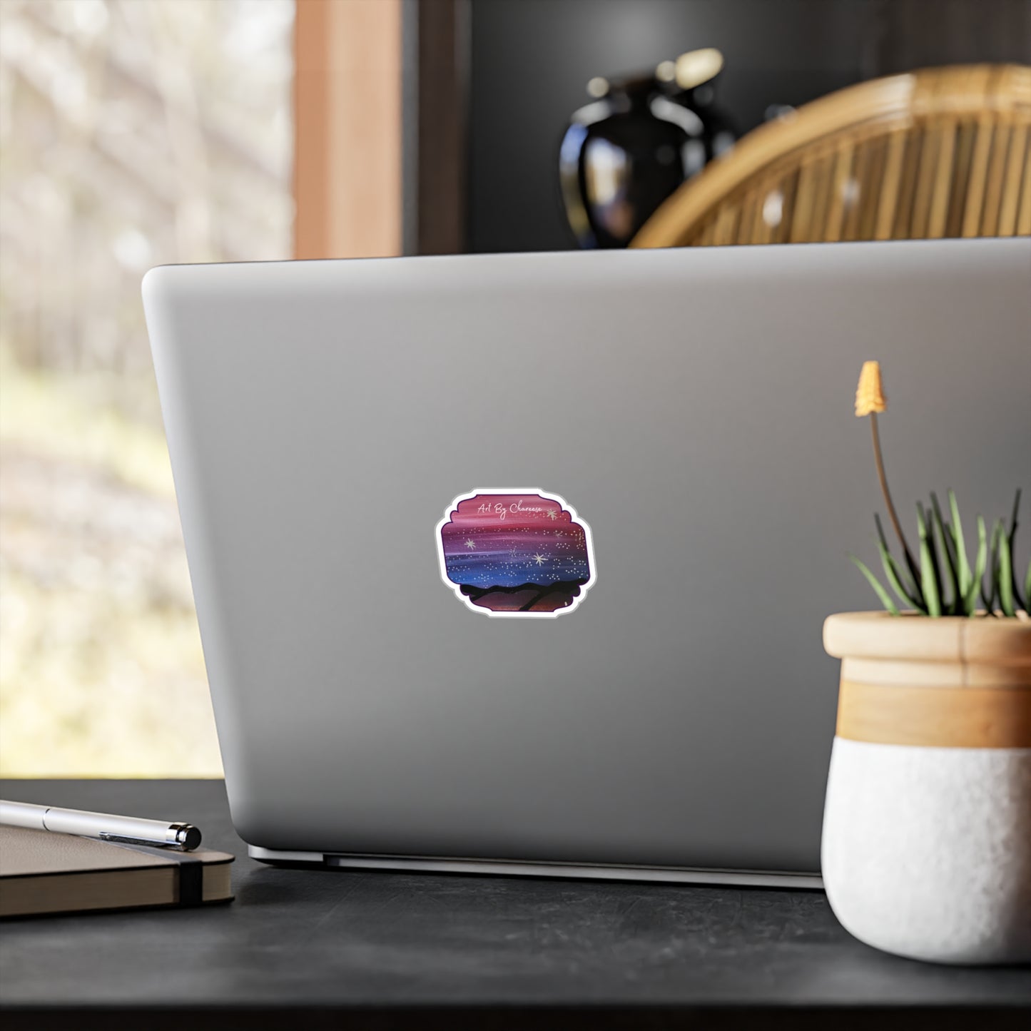 Cosmic Night Sky Kiss-Cut Vinyl Decal