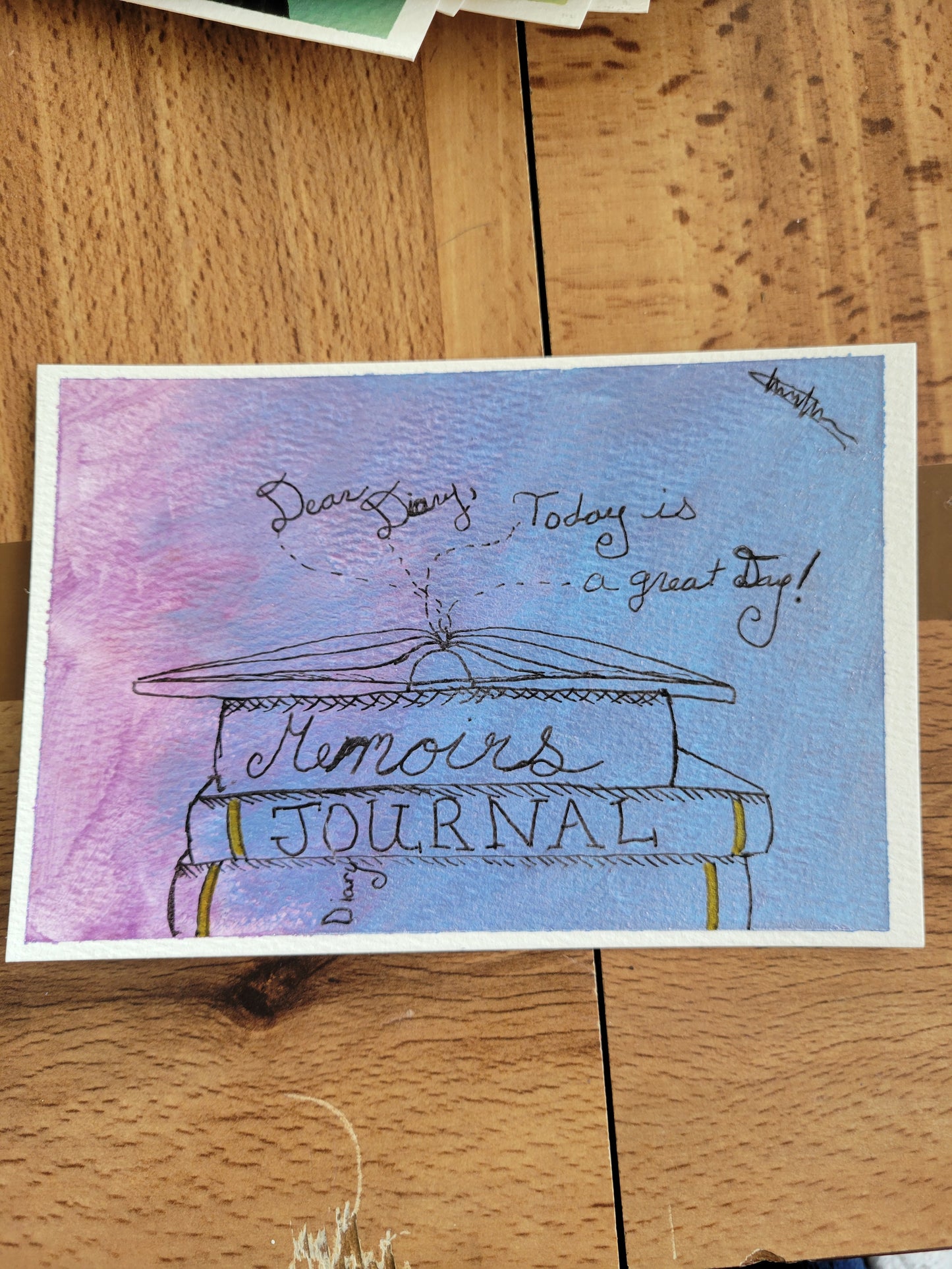 Original Quick Sketch- Journal