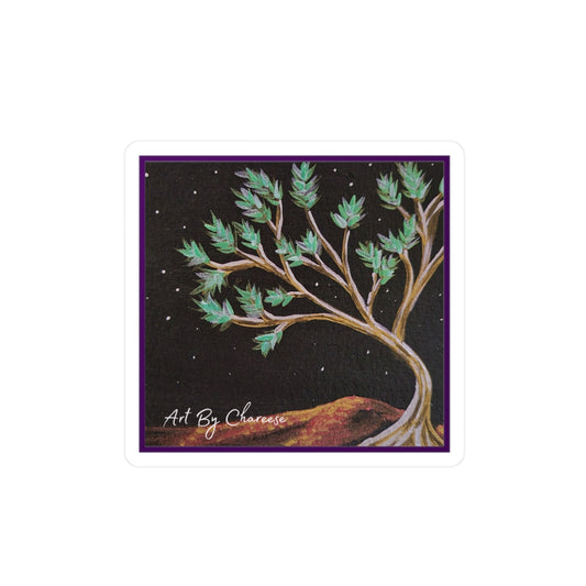 Crimson Hills Art Sticker