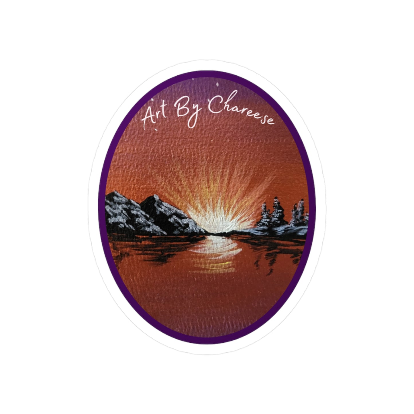 Copper Sunset Vinyl Sticker