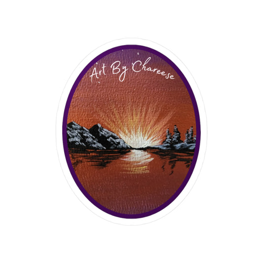 Copper Sunset Vinyl Sticker