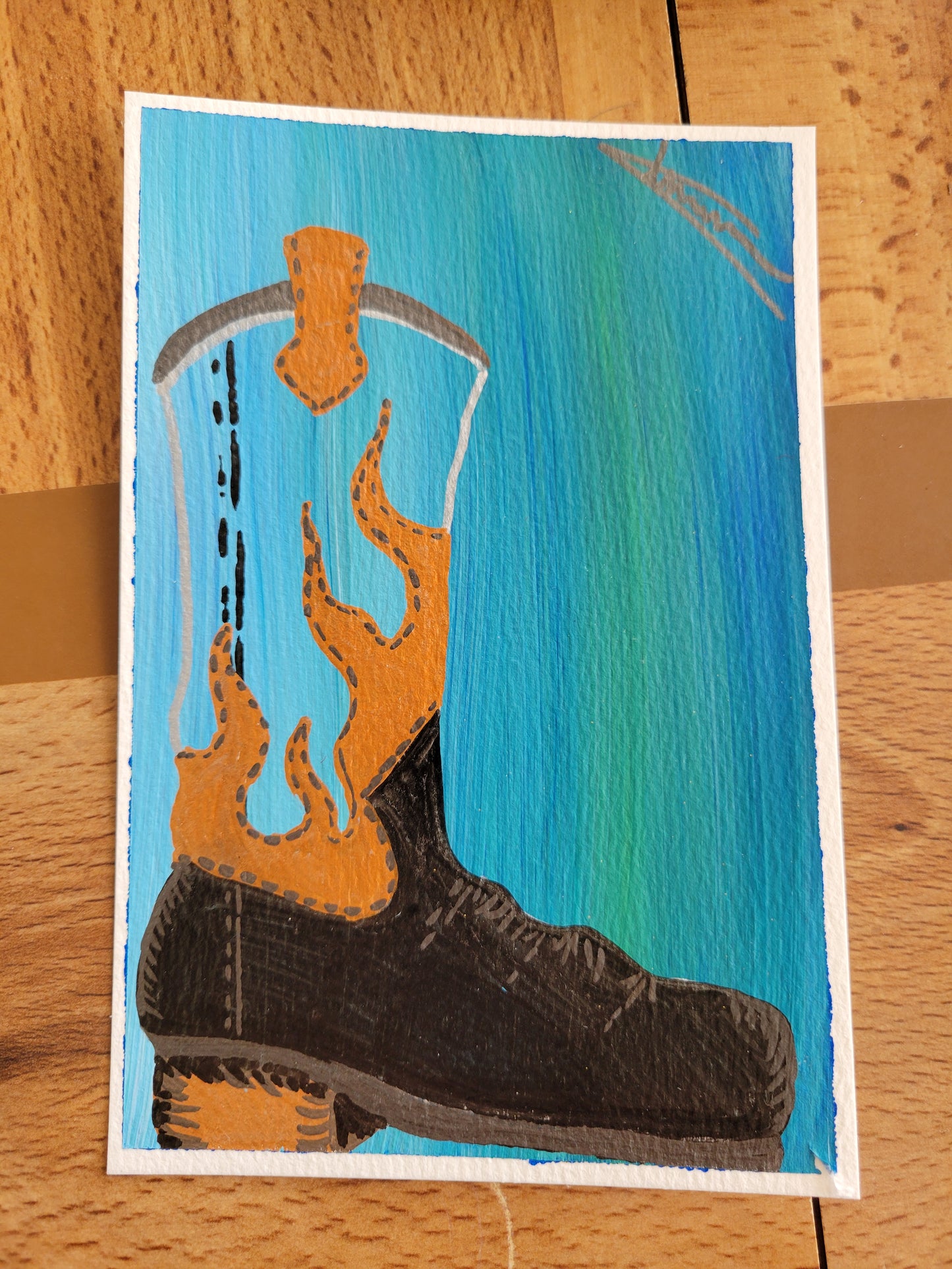 Original Quick Sketch- Boots