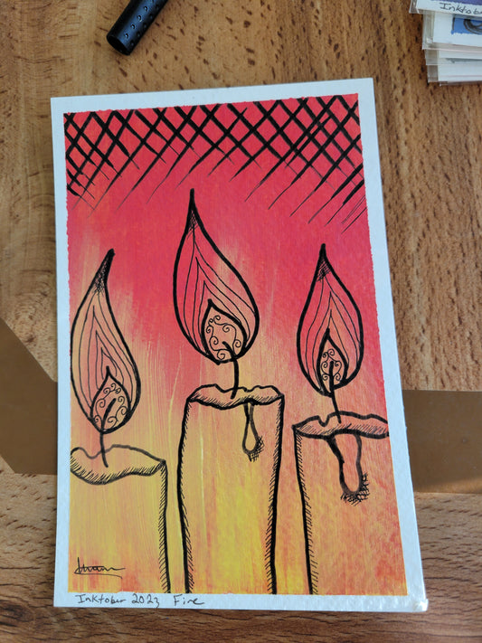 Original Quick Sketch- Fire
