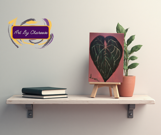 Anthurium Leaf original painting