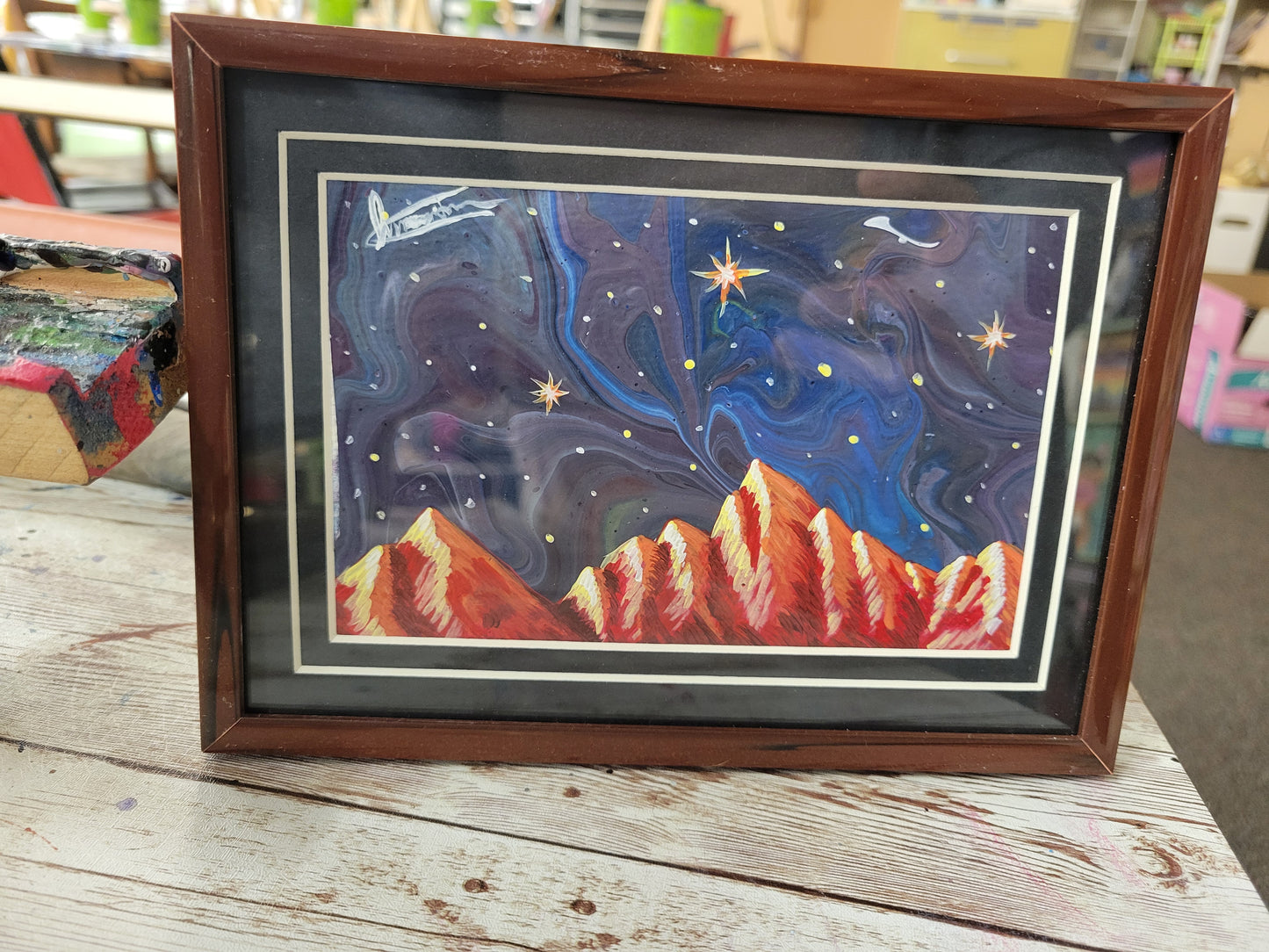 Fire Mountain Original Painting