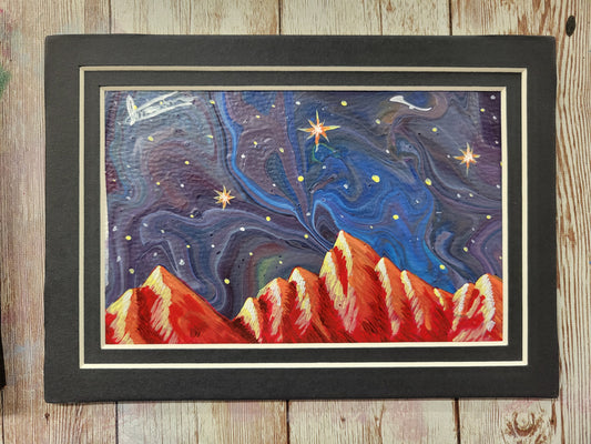 Fire Mountain Original Painting